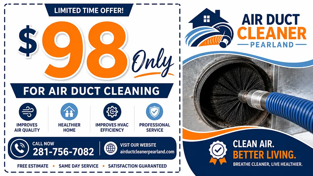 Air Duct Cleaning Pearland TX Coupon