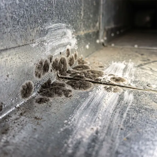 Mold remediation in HVAC air ducts in Pearland TX
